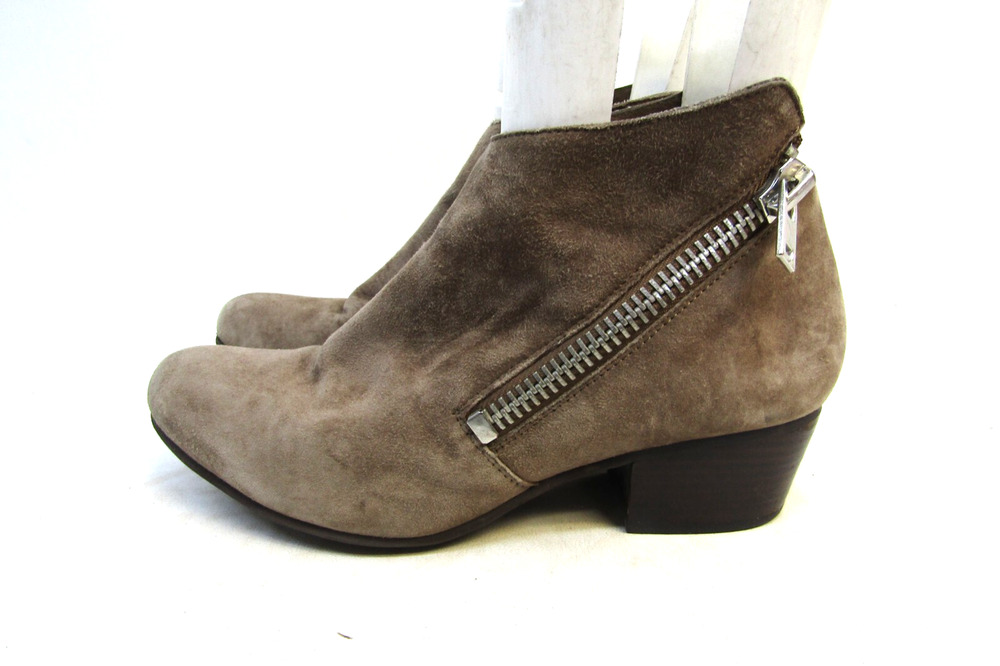 Van Eli Womens Size 8.5 M Brown Suede Zip Fashion Ankle Boots